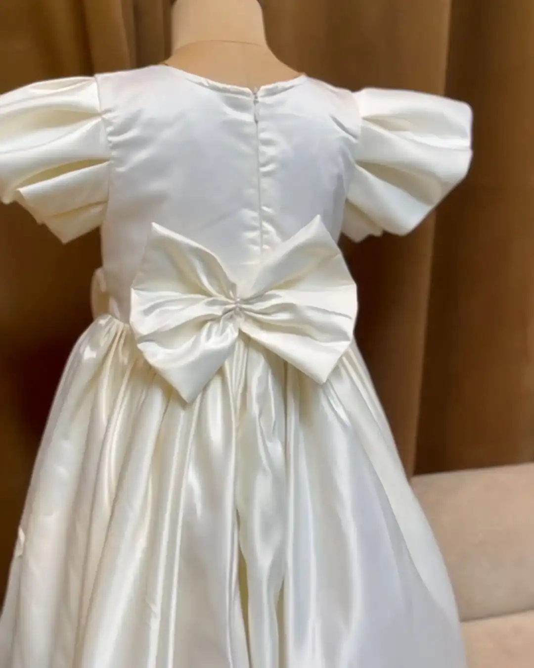 kids-clothing-kuwait-off-white-premium-dress-with-sequence-embroideryyy