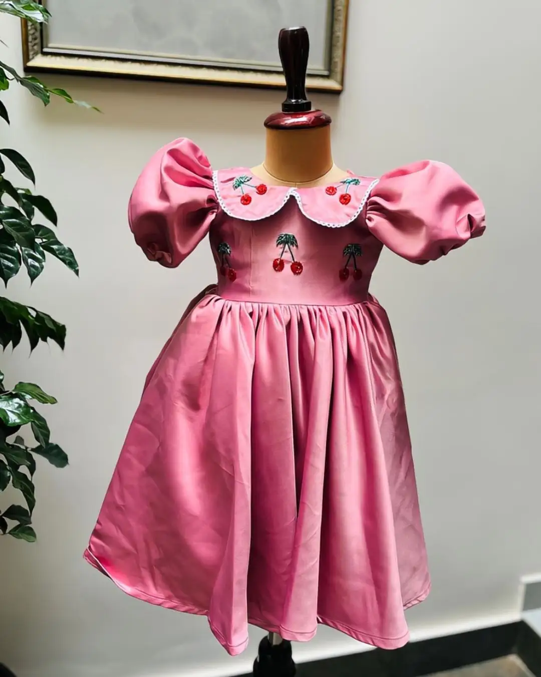 kids-clothing-kuwait-pink-cherry-embroidery-party-dress