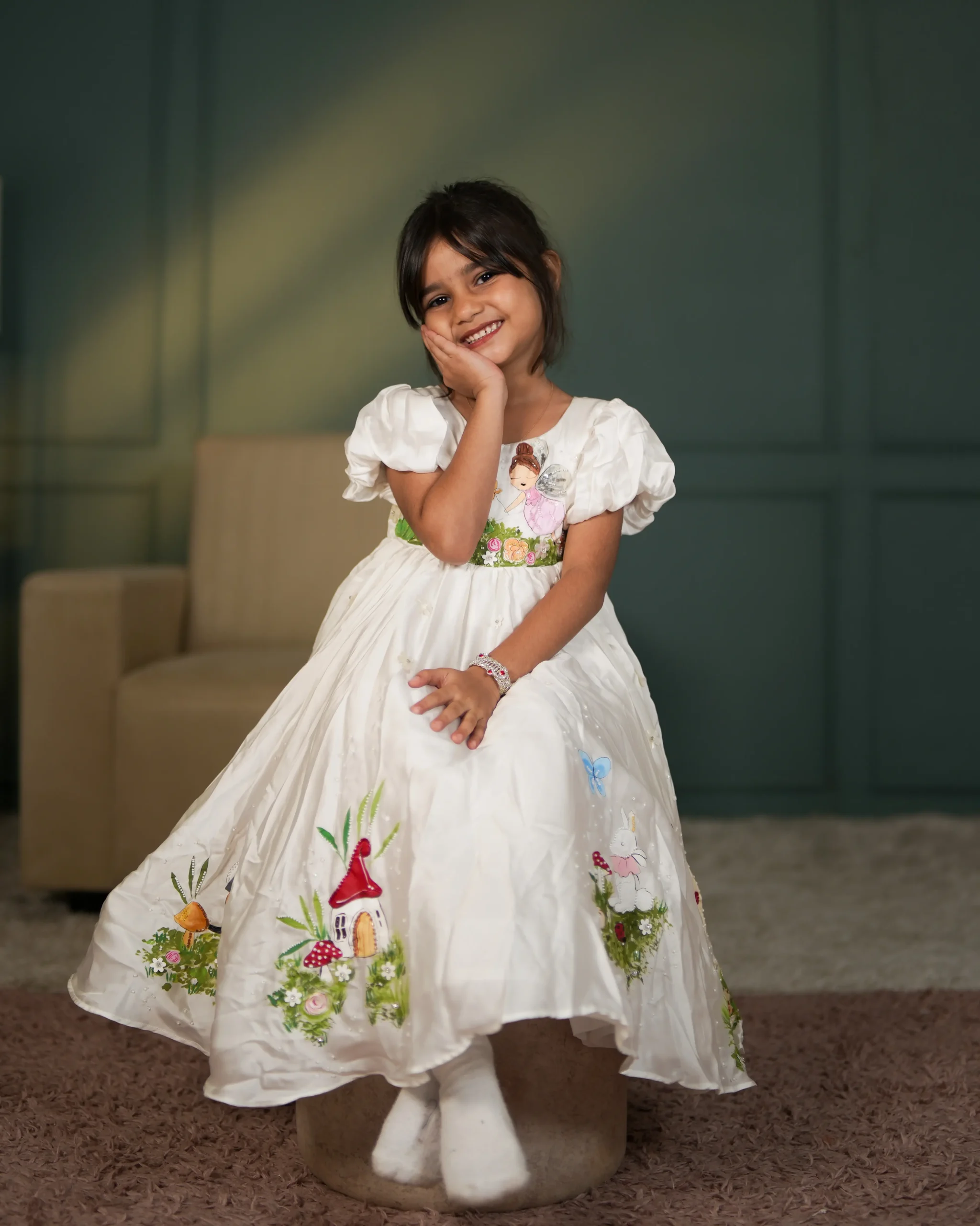 party wear dresses for kids in kuwait white love